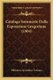 Catalogo Sommario Della Esposizione Gregoriana (1904) (Italian, Paperback): Biblioteca apostolica vaticana.