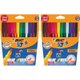 BIC Kids: Visa Fine Felt Tip Pens Assorted Colours - Pack of 2: 