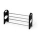 Fine Living - 2 Tier Shoe Rack (Black): 