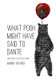What Pooh Might Have Said To Dante and Other Futile Speculations (Paperback): Manny Rayner