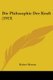 Die Philosophie Der Kraft (1913) (Paperback): Robert Hessen
