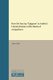 How Do You Say "Epigram" in Arabic?: Literary History at the Limits of Comparison (Hardcover): Adam Talib