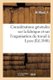 Considerations Generales Sur La Fabrique Et Sur l'Organisation Du Travail A Lyon (French, Paperback): F Briffaud