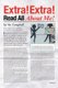 Extra! Extra! Read All About Me! (Paperback): Vee Campbell