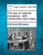 The law of national insurance - with introduction and notes. (Paperback): Edmond Browne