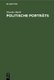Politische Portrats (German, Hardcover, Reprint 2019 ed.): Theodor Barth