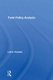 Farm Policy Analysis (Paperback): Luther Tweeten
