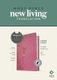NLT Large Print Thinline Reference Bible, Filament, Peony (Large print, Leather / fine binding, Large type / large print...