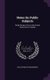 Notes On Public Subjects - Made During a Tour in the United States and in Canada (Hardcover): Hugh Seymour Tremenheere