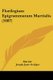 Florilegium Epigrammatum Martialis (1607) (Latin, Paperback): Martial, Joseph Juste Scaliger, Isaac Casaubon