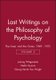 Last Writings on the Philosophy of Psychology V 2 (Paperback, New Ed): L. Wittgenstein