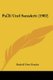 Pa li Und Sanskrit (1902) (German, Paperback): Rudolf Otto Franke