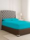 Simply Sleep - Everyday Collection Fitted Sheet - 90GSM - Peacock Blue - Three Quarter  - 30 Pc Pack: 