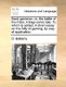 Back-Gammon - Or, the Battle of the Friars. a Tragi-Comic Tale. to Which Is Added, a Short Essay on the Folly of Gaming, by Way...