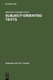Subject-oriented Texts - Languages for Special Purposes and Text Theory (Hardcover, Reprint 2011): Hartmut Schroeder