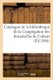 Catalogue de la Bibliotheque de la Congregation Des Demoiselles de Colmar (French, Paperback): P Lee