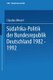 Sudafrika-Politik der Bundesrepublik Deutschland 1982 - 1992 - Politik gegen Apartheid? (German, Paperback, 1994 ed.): Claudius...