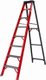 CASLAD FGS8-ALL Industrial Full Fibreglass A-Frame Step Ladder (2.4m)(8 Steps): 