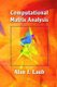 Computational Matrix Analysis (Paperback): Alan J. Laub