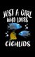 Just A Girl Who Loves Cichlids - Animal Nature Collection (Paperback): Marko Marcus