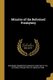 Minutes of the Reformed Presbytery (Paperback): Reformed Presbytery (America) Minutes of