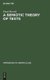 A Semiotic Theory of Texts (Hardcover, Reprint 2019): Floyd Merrell