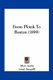 From Plotzk to Boston (1899) (Paperback): Mary Antin