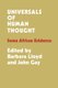 Universals of Human Thought - Some African Evidence (Paperback): Barbara Bloom Lloyd, John Gay