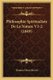 Philosophie Spiritualiste De La Nature V1-2 (1849) (French, Paperback): Thomas Henri Martin
