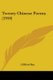 Twenty Chinese Poems (1910) (Paperback): Clifford Bax