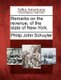 Remarks on the Revenue, of the State of New-York. (Paperback): Philip John Schuyler