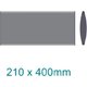 Parrot Sign Frame - Double -Sided Wall Mounted (210 x 400mm)(M): 