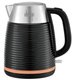 Sunbeam Ultimum SUSRK-2800 Cordless Stainless Steel Kettle (1.7L)(Black with Wood Trim): 