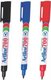 Artline EK 700 Permanent Marker Pen Point (Assorted) - Pack of 3: 