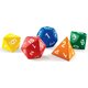 Learning Resources Jumbo Polyhedral Dice (5 Dice): 