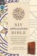 NIV Brown Application Bible Comfort Print (Leather / fine binding): 