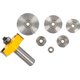 Tongue & Groove - Angle 1 3/8" X 1" 1/4" Shank: 