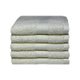 Bunty Plush 100% Cotton Guest Towel (Bright White)(Pack of 5)(450gsm)(30 x 50cm): 