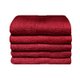 Bunty Plush 100% Cotton Guest Towel (Red Pear)(Pack of 5)(450gsm)(30 x 50cm): 