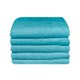 Bunty Plush 100% Cotton Terry Fringe Guest Towel (Gulf Stream)(Pack of 5)(380gsm): 