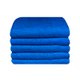 Bunty Plush 100% Cotton Terry Fringe Guest Towel (Victoria Blue)(Pack of 5)(380gsm): 