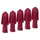 Bunty Plush 100% Cotton Shawl-Collar Terry Bathrobe (Red Pear)(Pack of 5)(450gsm): 