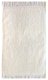 Bunty Plush Terry Fringe Guest Towel (Bright White)(380gsm): 
