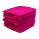 Bunty Plush Terry Fringe Guest Towel (Fuschia Purple)(Pack of 10)(380gsm): 