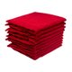Bunty Plush Terry Fringe Guest Towel (Racing Red)(Pack of 10)(380gsm): 
