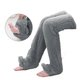 Iconix Fluffy Thigh-High Leg Warmer Socks (Grey): 