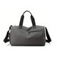 Gym Bag with Shoe Compartment (Grey): 