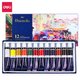 Deli Finenolo 12-Piece Watercolour Paint Set (12 x 12ml Colour Tubes): 