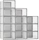 Chenshia Stackable Shoe Box, Sneakers Organizer Closet, Foldable Rack - 12 Piece - Grey: 