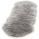 Chenshia Faux Sheepskin Home Longe Rug 60x180cm Soft Style Fluffy Carpet - Silver Grey: 